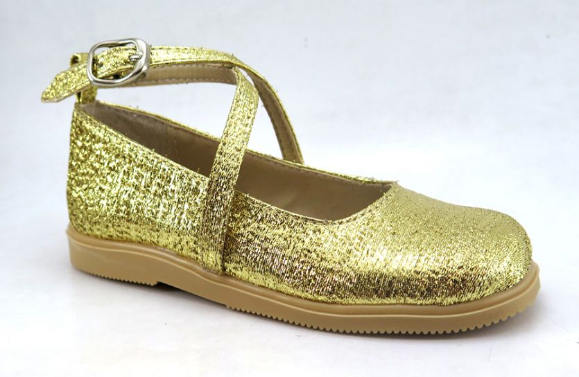 Balerina Con Pulsera Cruzada y Hebilla