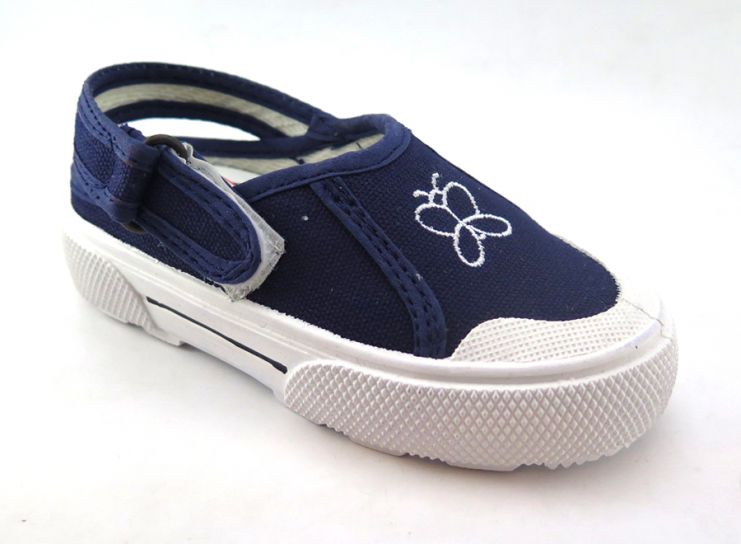 Zapatillas VERO: LONA Tela sin Talon - Velcro