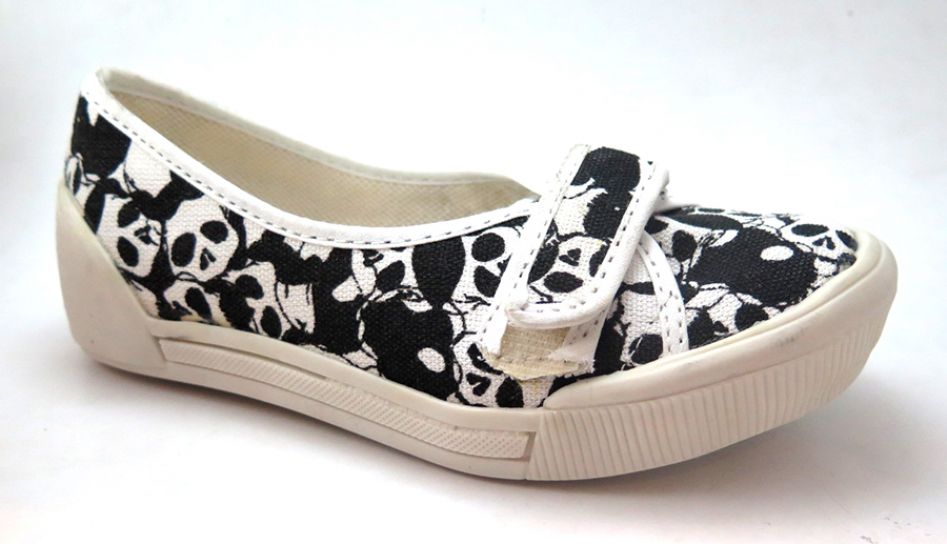 Zapatillas Calavera Lona - Velcro