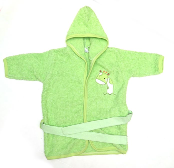 Salida de Baño Bata de Toalla con Capucha Lisa