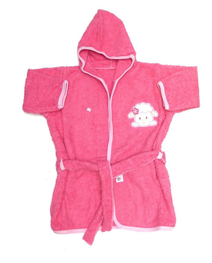 Salida de Baño Bata de Toalla con Capucha Lisa