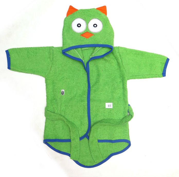 salida de baño (toalla) con capucha bordada