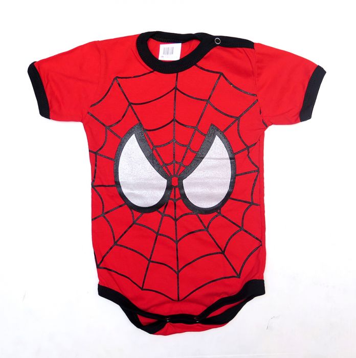 body manga corta de personaje hombre araña