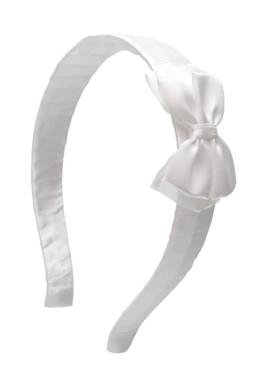 Vincha Rigida Forrada Ancha con Aplique