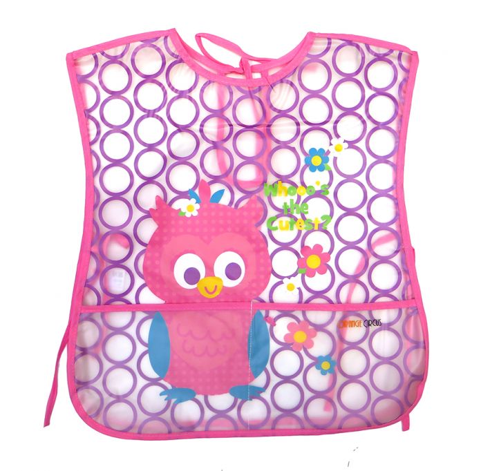 Babero Vinilico PEVA Pintorcito sin Mangas Estampado No contiene PVC