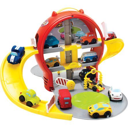 Pista / Garage - con Auto de Goma - 18m+