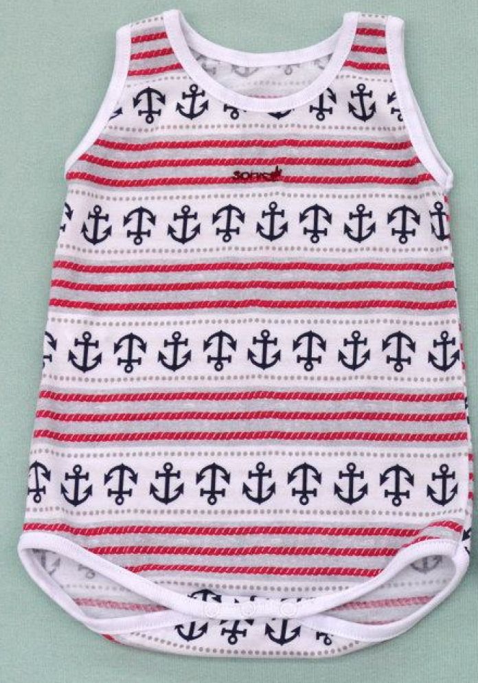 Body sin manga estampado VARON