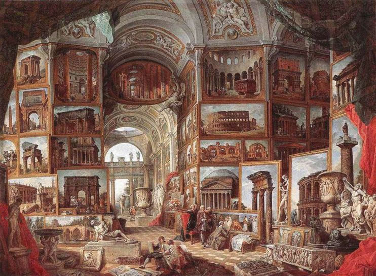 Puzzle / Rompecabezas - 4000 Piezas - Vista de la Roma Moderna de Paolo Pannini