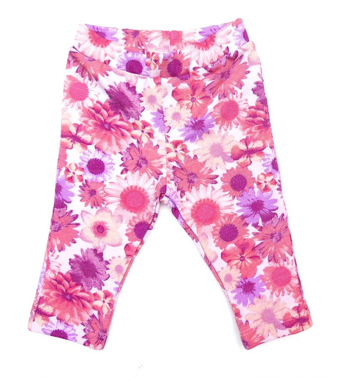 Calza rustica floreada