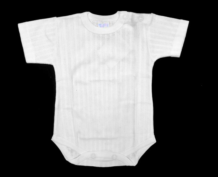 Body Manga Corta Desagujado Liso