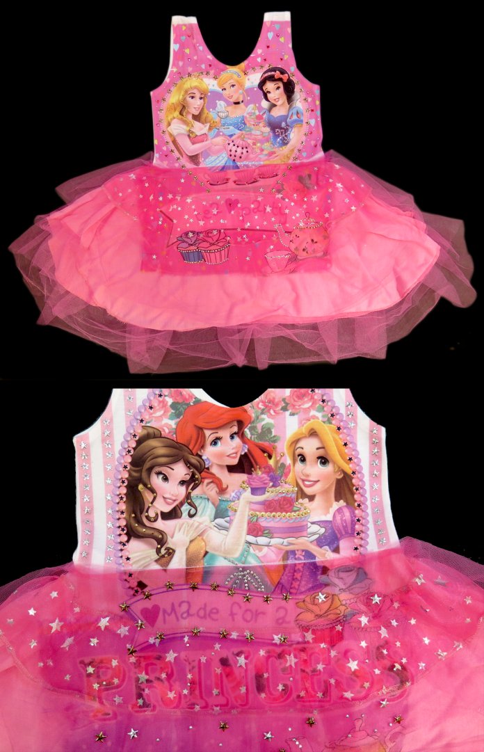Vestido Tipo Disfraz de Princesas