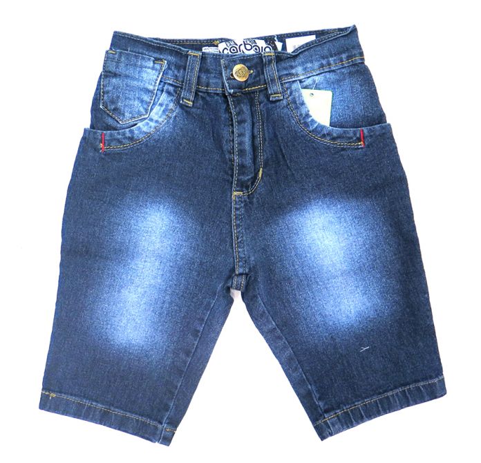 Bermuda de Jean Pre Lavado Elastizado
