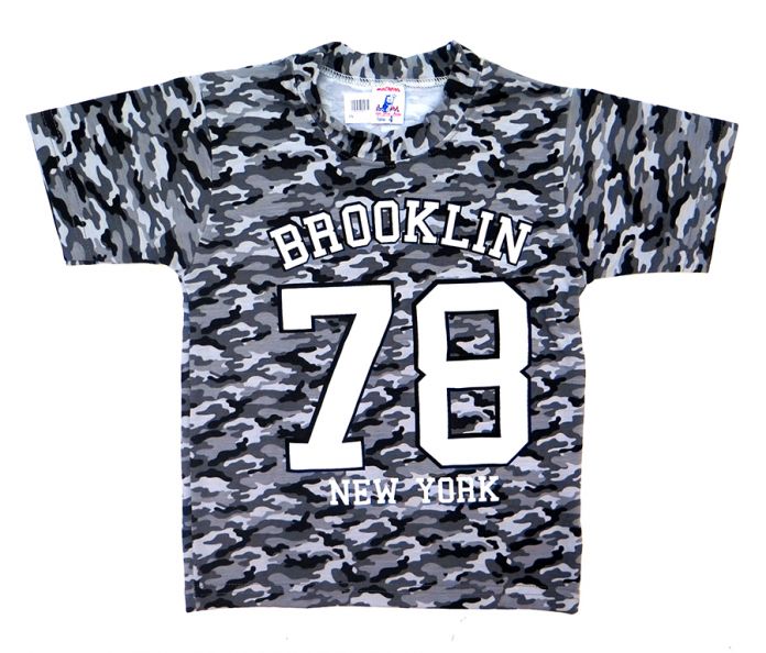 Remera Manga Corta Safari Camuflado Varon " Brooklin 88 "