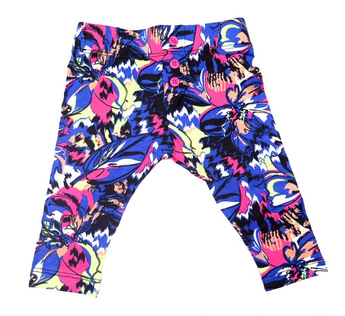 Calza de Modal Estampada Con Flores