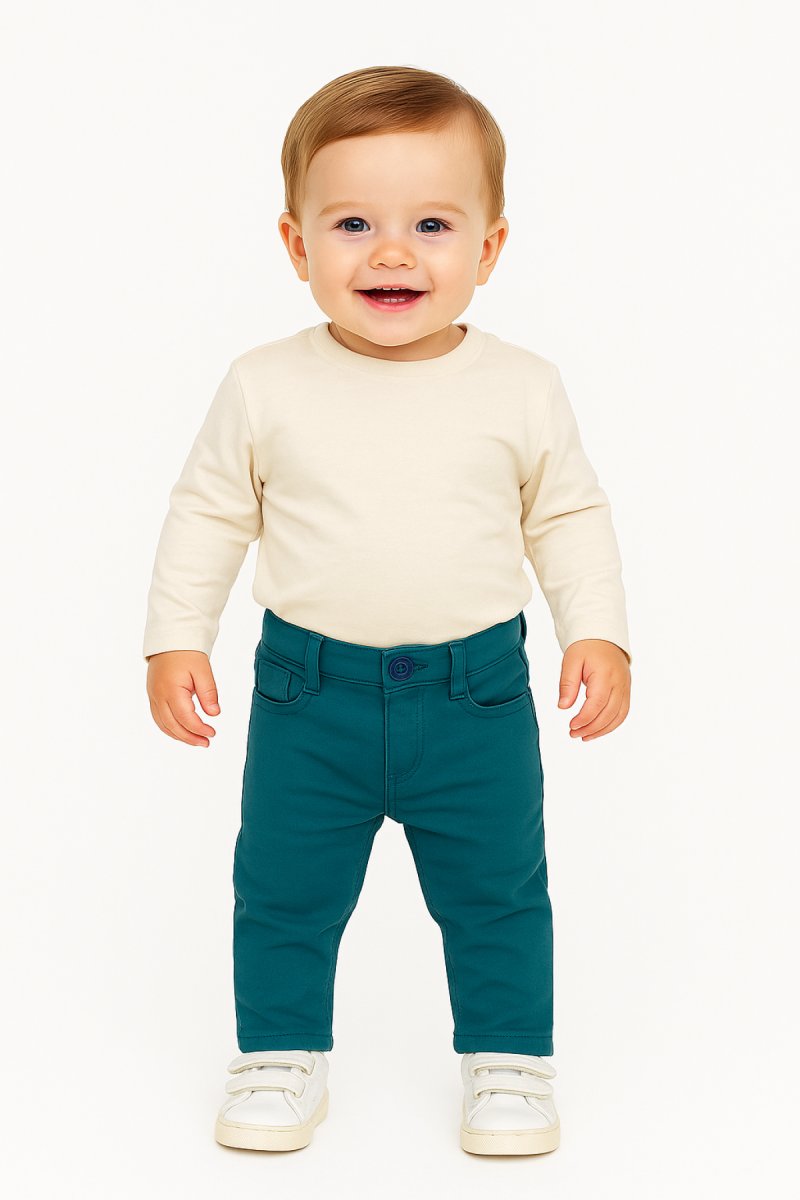 Pantalon Gabardina Con Cintura Regulable