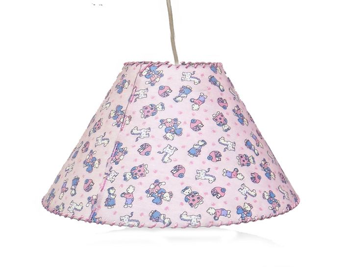 Lampara de techo con pantalla normal Estampada en celuloide