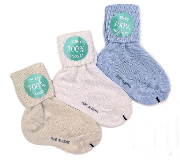Medias Puño VOLCADO DE HILO DE algodon RODUCTO PREMIUM
