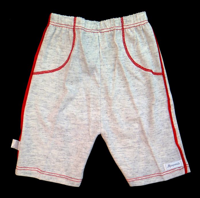 Short - Pantalon Corto Bebe - Gris Melange