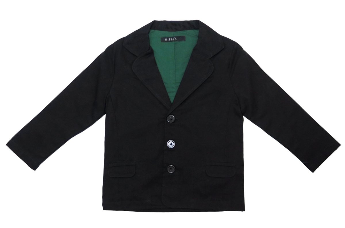 Saco de Vestir de Gabardina Liso