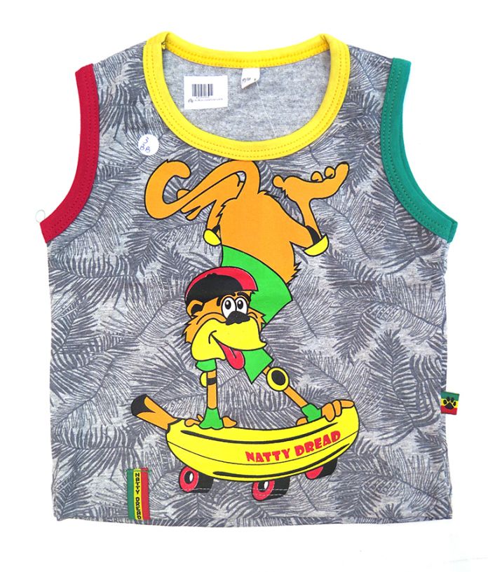 Musculosa Estampada Palmera