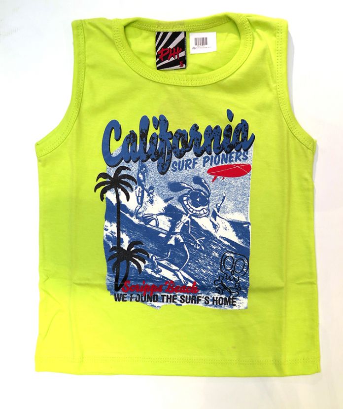 Remera Musculosa Estampada California