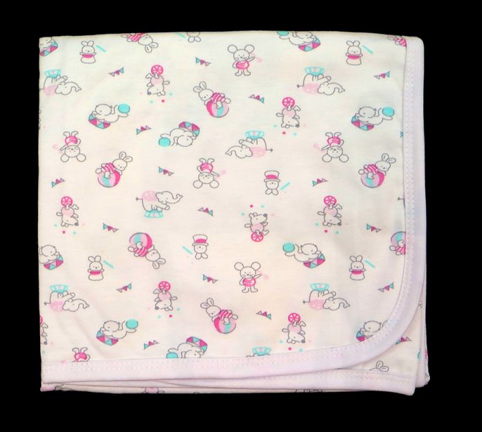 Manta Mantita de Algodon Doble Estampada