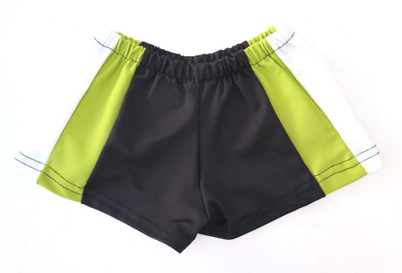 Malla de Baño Short de Lycra Con Rayas Combinado