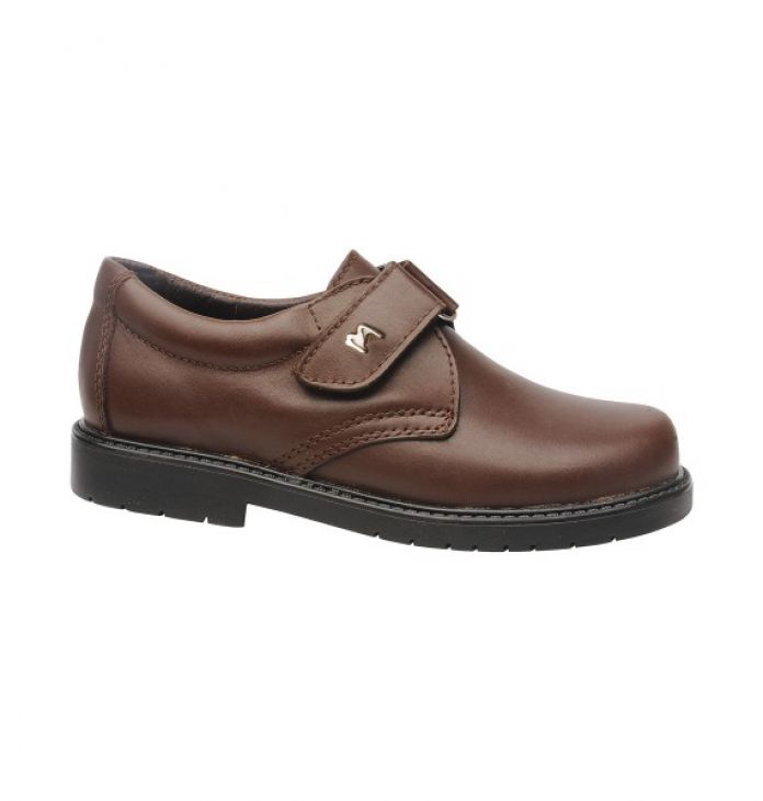 Calzado zapato colegial mango con velcro