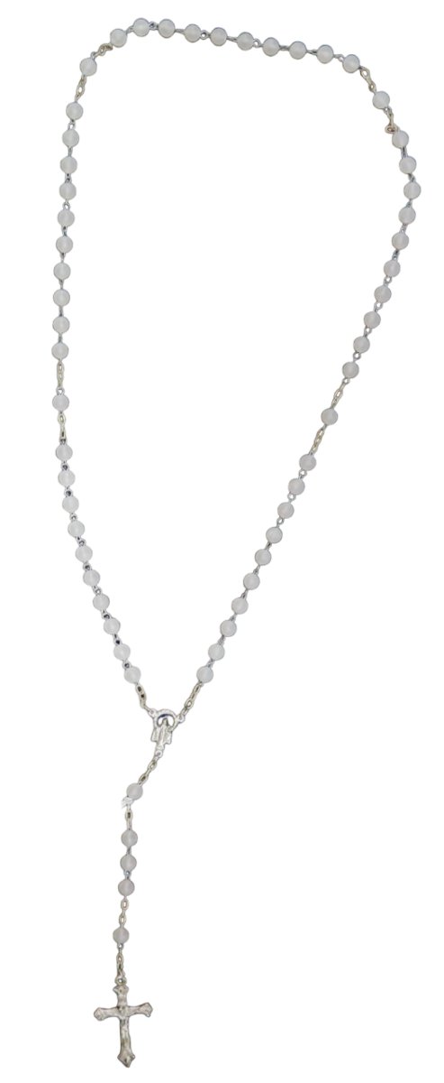 Rosario Con Perla Opaca