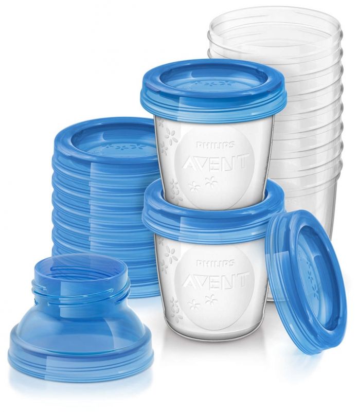 Vasos Contenedores de Leche Materna 2 unidades 180 ml