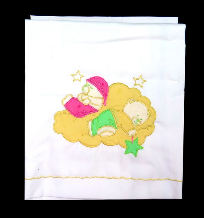 Baby Mania Sabana Bordada en caja para moises y catre 3 piezas