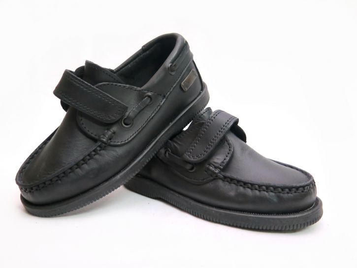 Calzado Zapato Colegial Nautico Velcro
