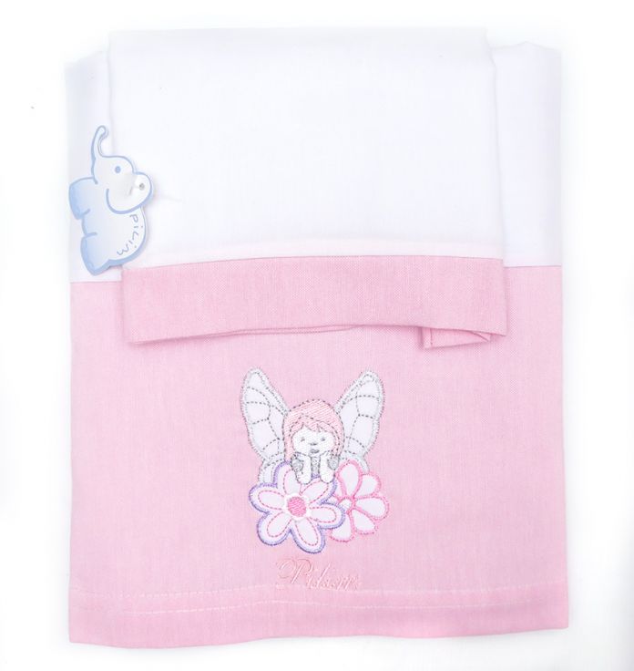 Juego de Sabanas Cuna Bordado - Linea Gabardina - Set 3 Piezas - 1,55 x 0,90 m.