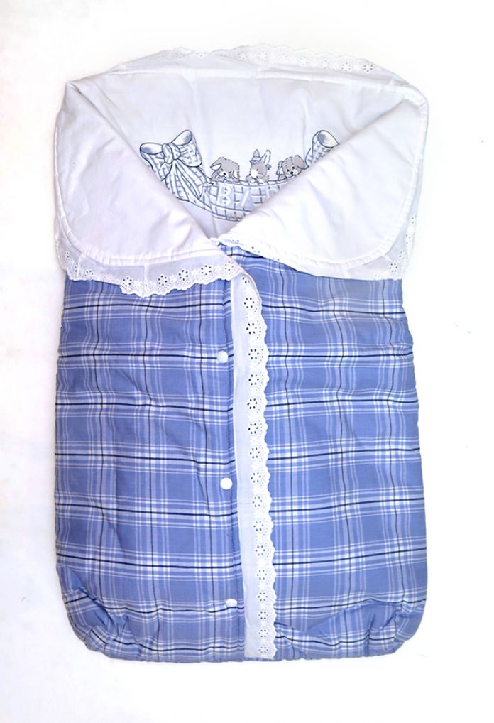 Portaenfant Sin Capucha Escoces Con Broderie