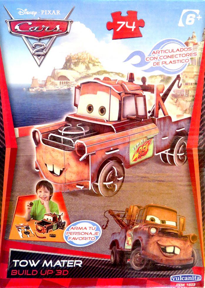 Cars 2 arma a tu personaje Build Up 3d - MATE