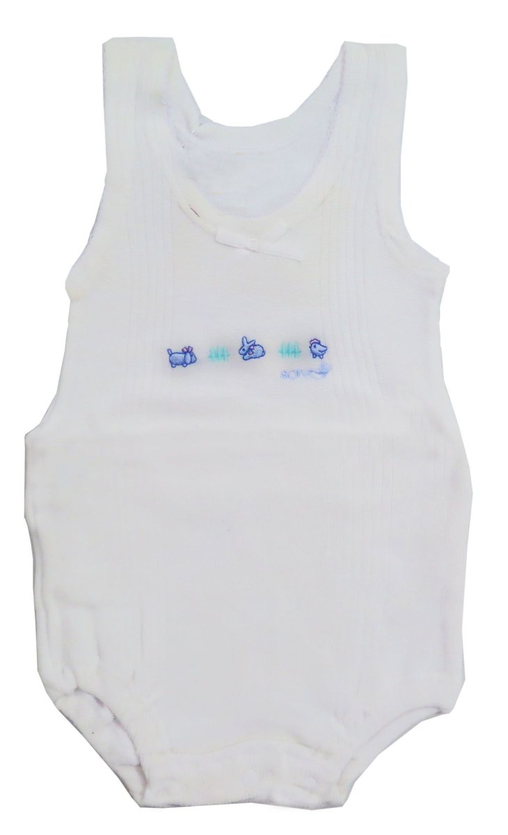 Body Sin Mangas Musculosa de Hilo Macrame Bordado