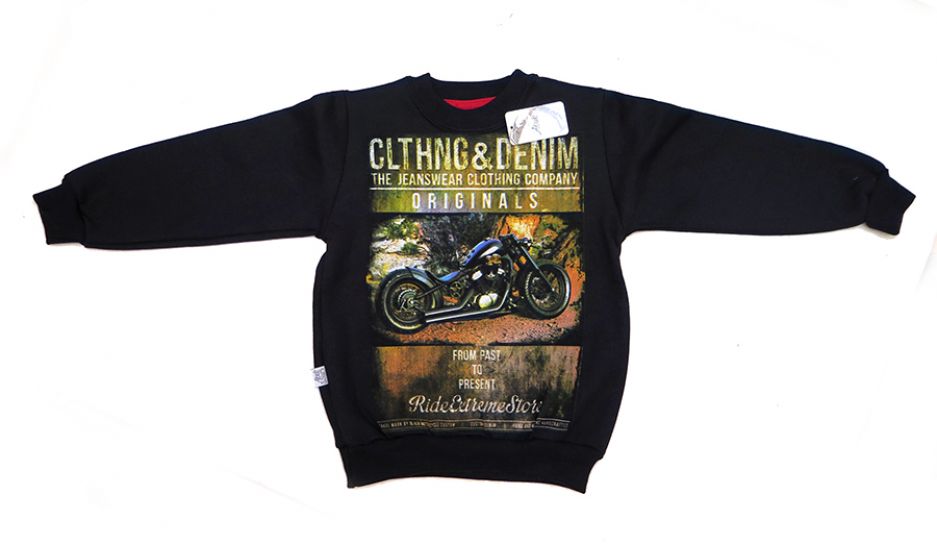 Buzo Varón Friza Estampado