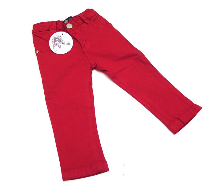 Pantalón Gabardina Con spandex y Cintura Elastizada