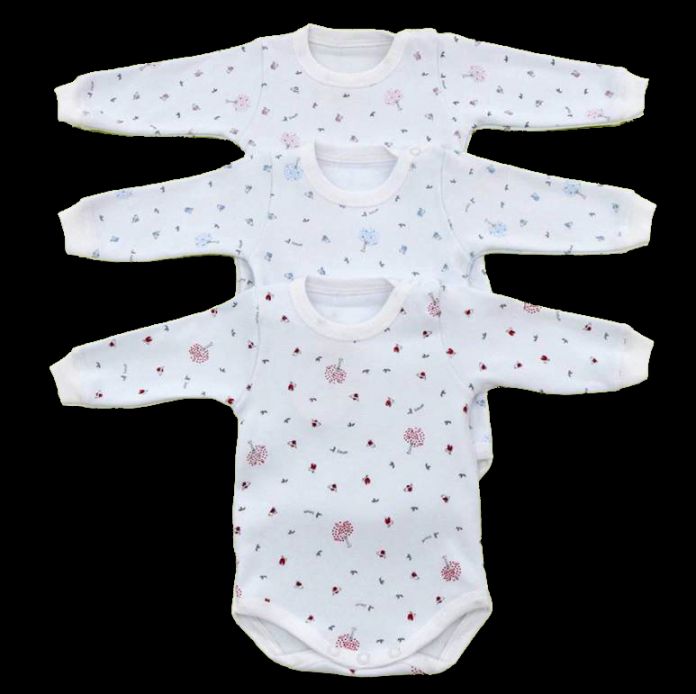 Body interlock clasico Manga larga Estampa