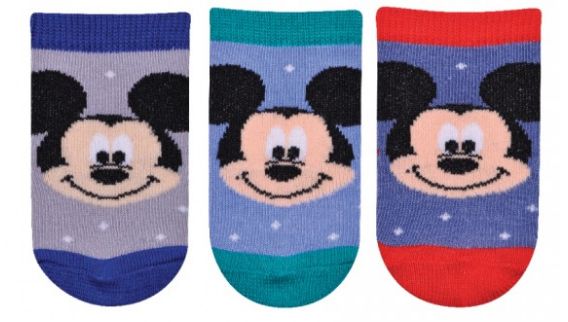 Media Soquete Estampado de Mickey Mouse