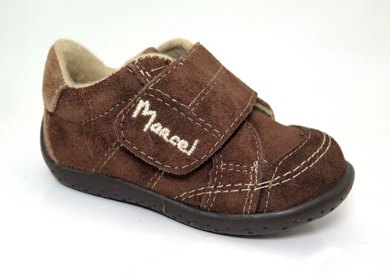 Zapatilla Gamuza Bebe Abrojo Velcro