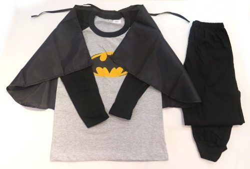 Pijama Personaje Invierno de Batman con capa