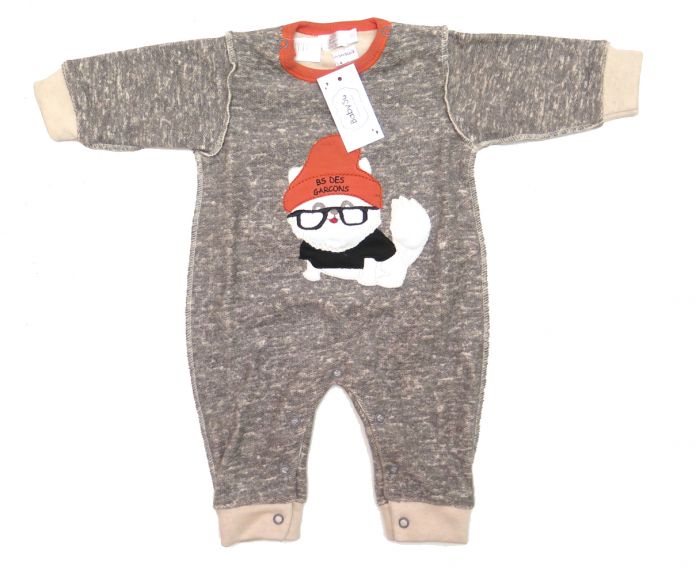 Enterito Algodon Rustico Sin Pie Bordado