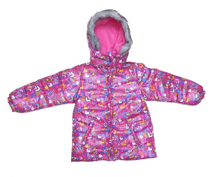 Campera Silver Forrada Con Polar Estampada