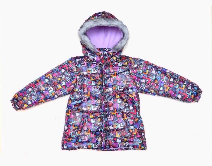 Campera Silver Forrada Con Polar Estampada