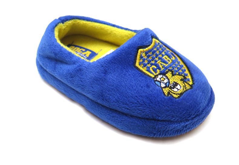 Pantufla De Polar de Futbol Boca Junior