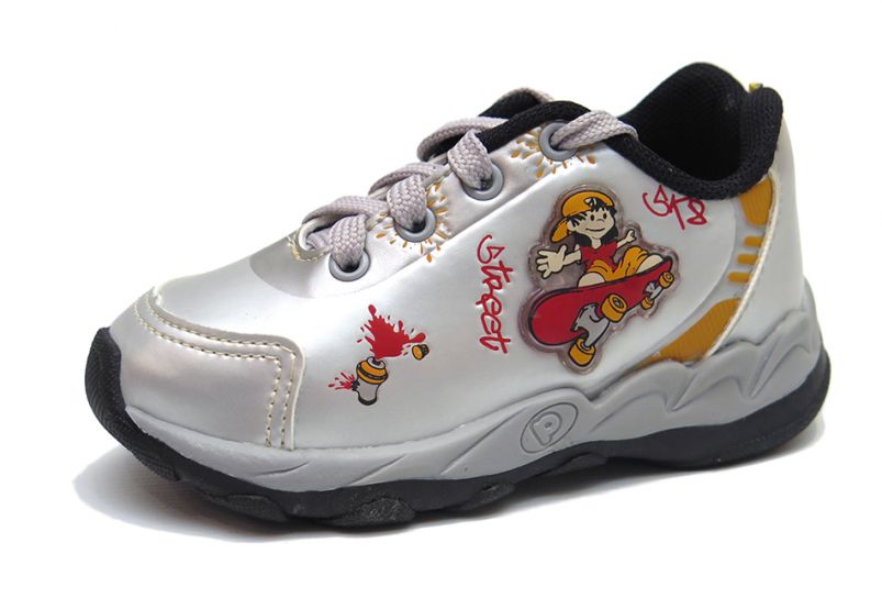 Zapatillas Con Cordon y Aplique de Skate