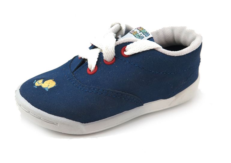 Zapatillas Lona Con Cordon Bordadas