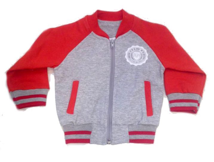 Campera Algodon Rustico Con Puño Tipo Universitario