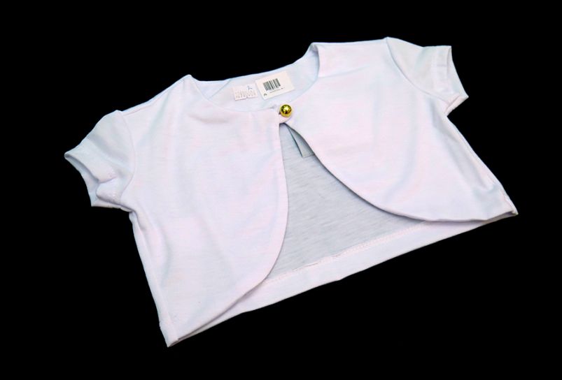 Bolero Torerita Manga Corta Lisa